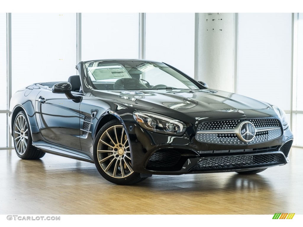 Black 2017 Mercedes-Benz SL 550 Roadster Exterior Photo #116897237