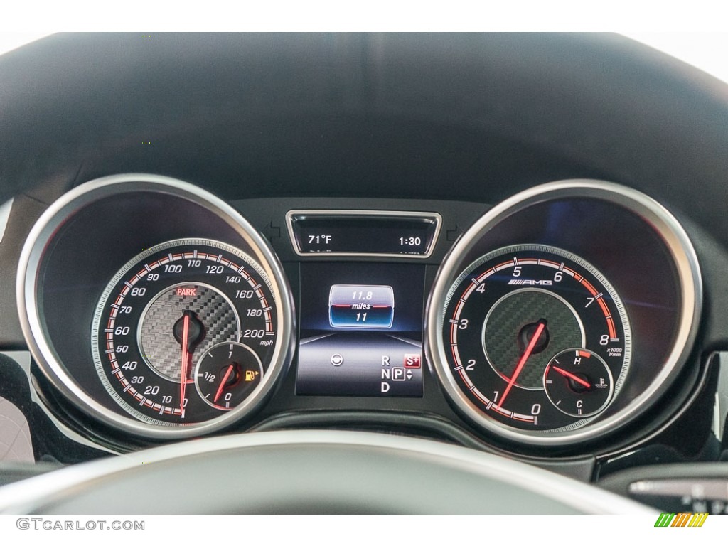 2017 Mercedes-Benz GLE 63 S AMG 4Matic Coupe Gauges Photo #116897564