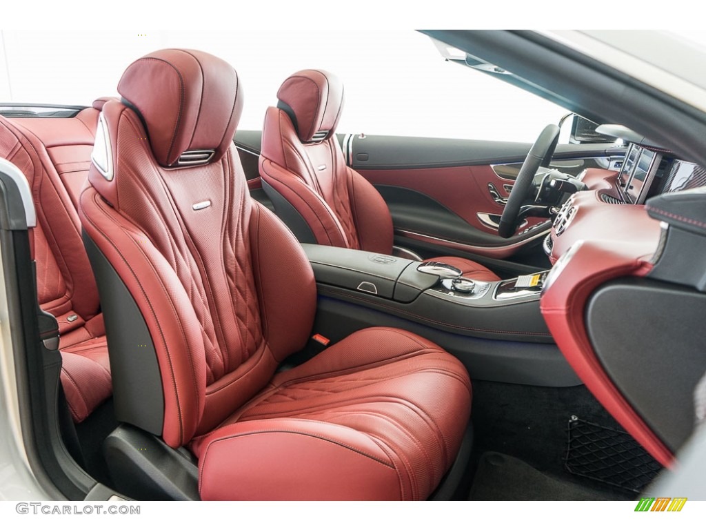 designo Bengal Red/Black Interior 2017 Mercedes-Benz S 65 AMG Cabriolet Photo #116897609