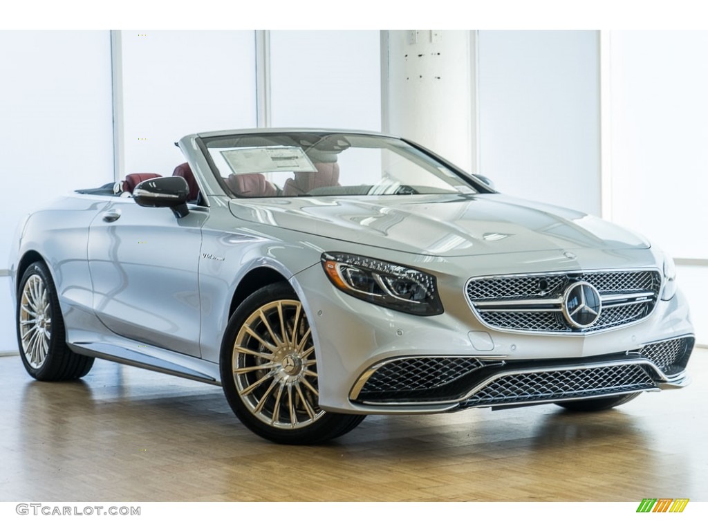 Iridium Silver Metallic 2017 Mercedes-Benz S 65 AMG Cabriolet Exterior Photo #116897672