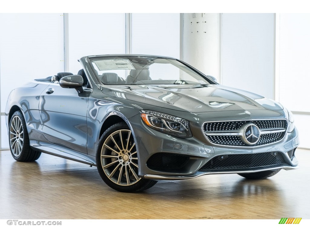 Selenite Grey Metallic 2017 Mercedes-Benz S 550 Cabriolet Exterior Photo #116897741