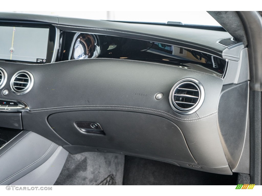 2017 Mercedes-Benz S 550 Cabriolet Black Dashboard Photo #116897813