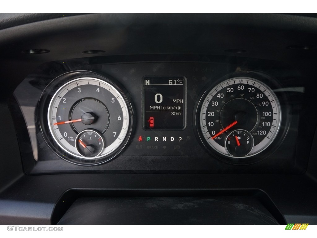 2017 Ram 1500 Express Crew Cab Gauges Photo #116897861
