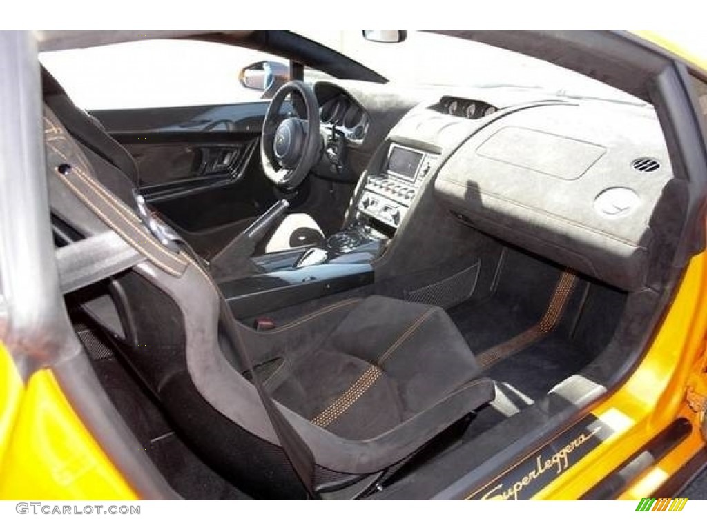 2010 Gallardo LP570 Superleggera - Arancio Borealis (Orange) / Black photo #14