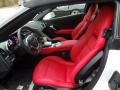 Adrenaline Red 2017 Chevrolet Corvette Grand Sport Convertible Interior Color