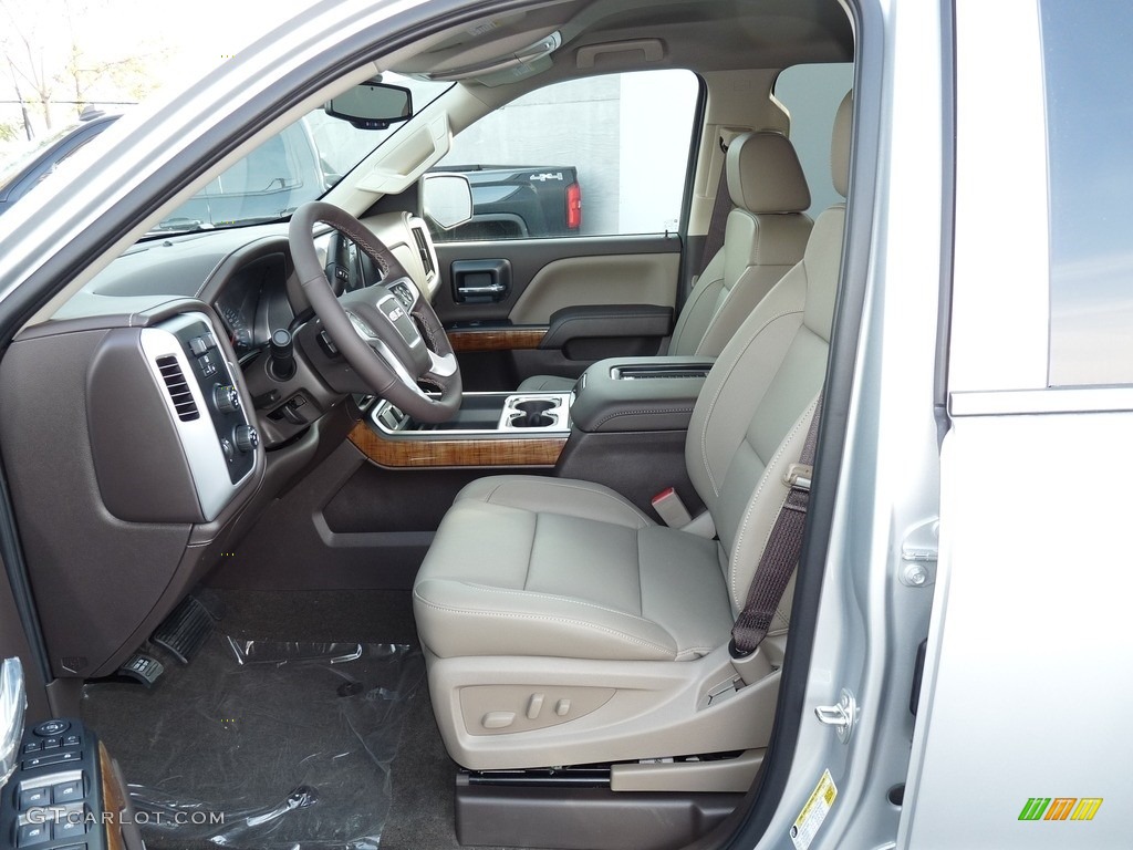 Cocoa/­Dune Interior 2017 GMC Sierra 1500 SLT Crew Cab 4WD Photo #116900387