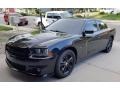 2013 Phantom Black Tri-Coat Pearl Dodge Charger R/T AWD  photo #3