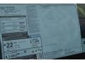 2017 Toyota Sienna SE Window Sticker