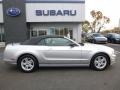 2014 Ingot Silver Ford Mustang V6 Premium Convertible  photo #3