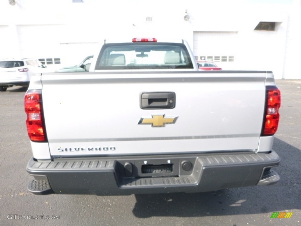 2017 Silverado 1500 WT Regular Cab 4x4 - Silver Ice Metallic / Jet Black photo #5