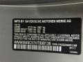 B71: Moonwalk Grey Metallic 2017 Mini Hardtop John Cooperworks 2 Door Color Code