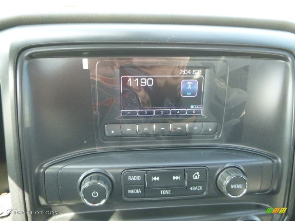 2017 Silverado 1500 WT Regular Cab 4x4 - Silver Ice Metallic / Jet Black photo #14