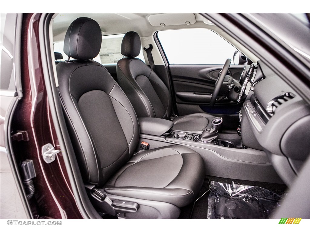 Carbon Black Interior 2017 Mini Clubman Cooper Photo #116904794