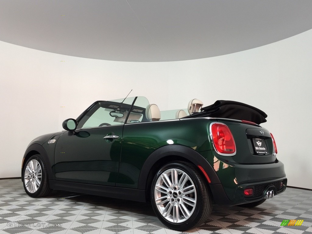 2017 Convertible Cooper S - British Racing Green II Metallic / Lounge Leather/Satellite Grey photo #5