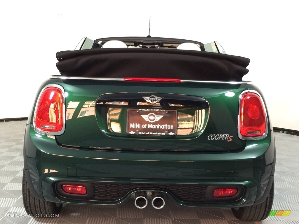 2017 Convertible Cooper S - British Racing Green II Metallic / Lounge Leather/Satellite Grey photo #6