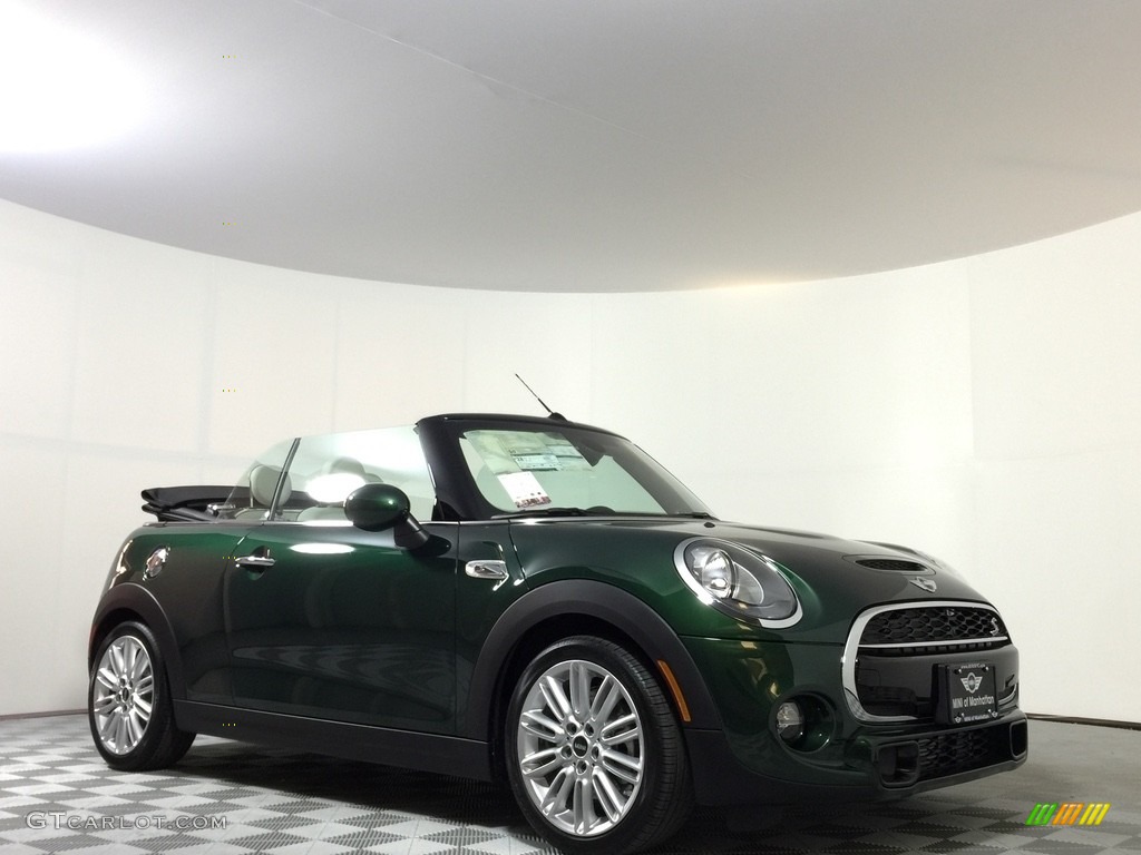 2017 Convertible Cooper S - British Racing Green II Metallic / Lounge Leather/Satellite Grey photo #11