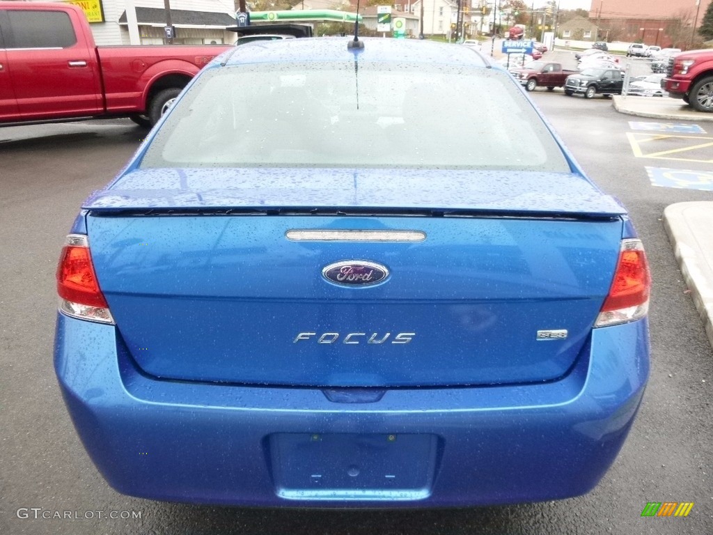 2010 Focus SES Sedan - Blue Flame Metallic / Charcoal Black photo #7