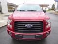 2017 Ruby Red Ford F150 XLT SuperCab 4x4  photo #2