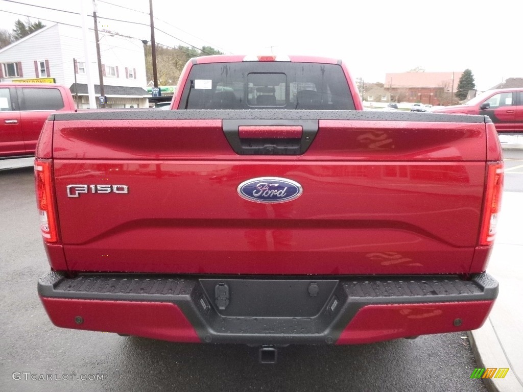 2017 F150 XLT SuperCab 4x4 - Ruby Red / Black photo #6