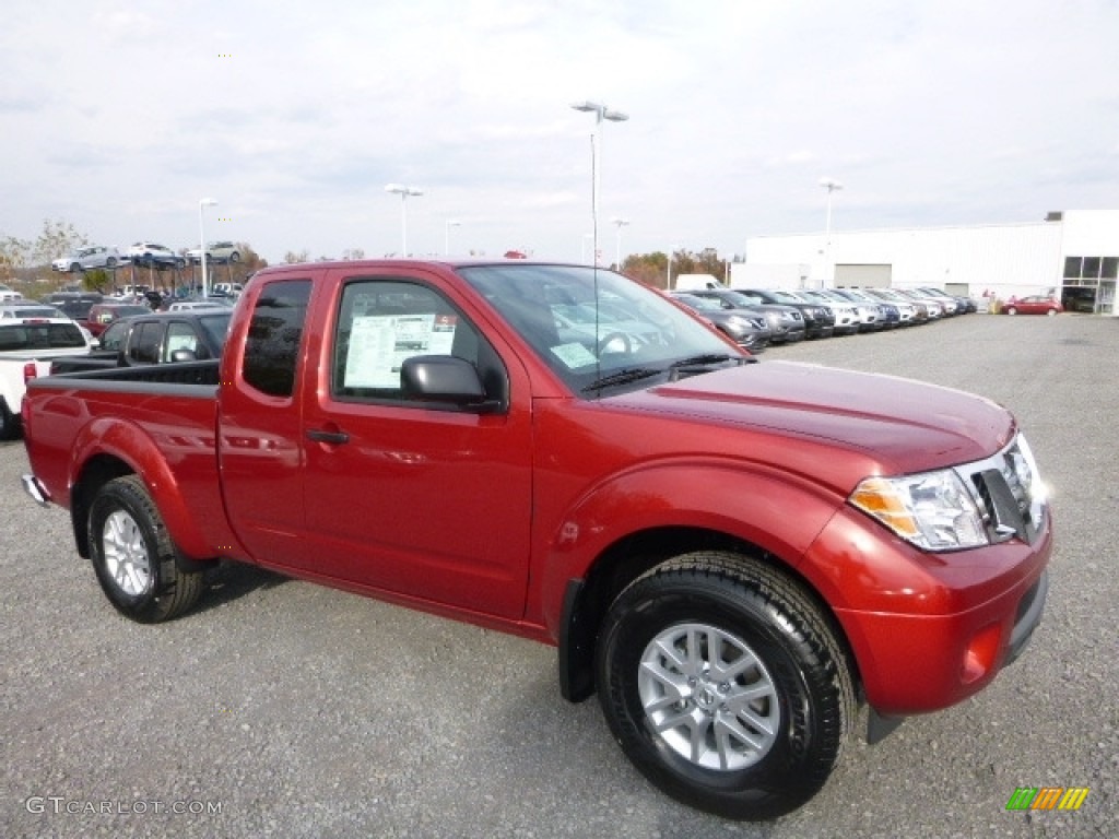 2017 Frontier SV King Cab 4x4 - Lava Red / Graphite photo #1