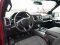 Black 2017 Ford F150 XLT SuperCab 4x4 Interior Color