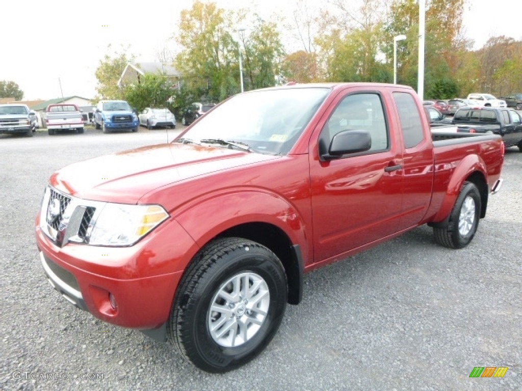 Lava Red 2017 Nissan Frontier SV King Cab 4x4 Exterior Photo #116906327
