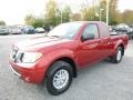 2017 Lava Red Nissan Frontier SV King Cab 4x4  photo #12