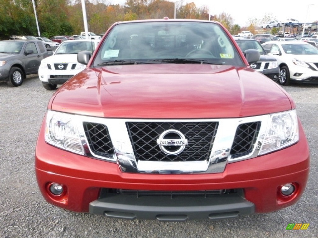 Lava Red 2017 Nissan Frontier SV King Cab 4x4 Exterior Photo #116906345