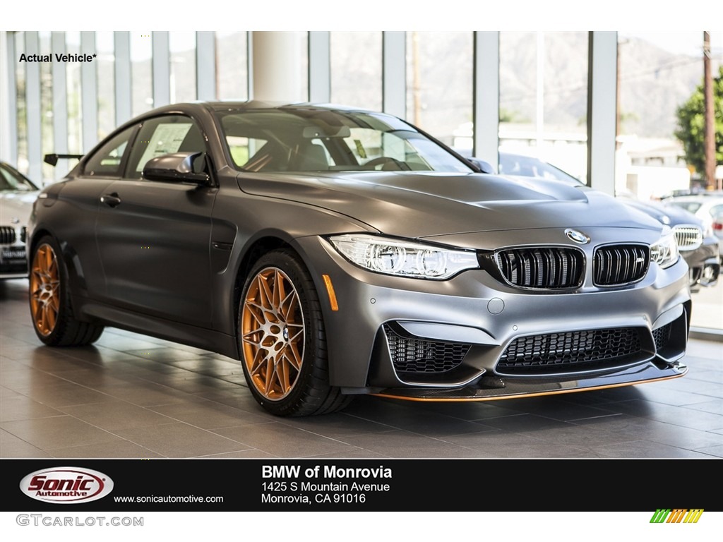 2016 M4 GTS Coupe - Frozen Dark Grey Metallic / Black photo #1