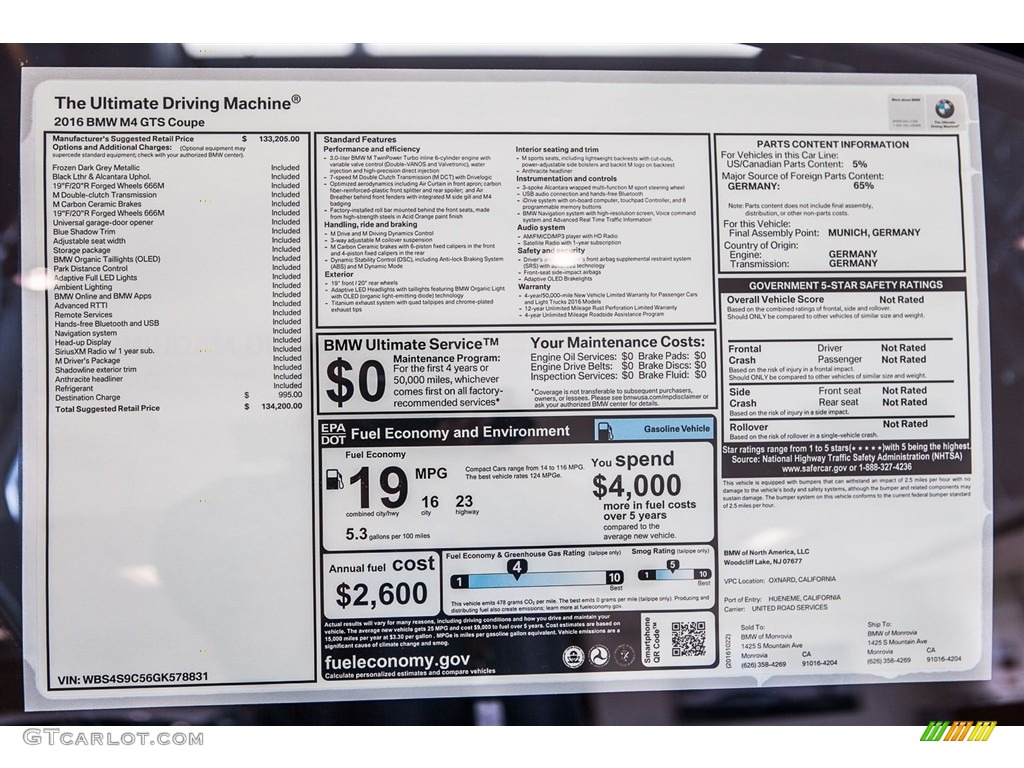 bmw vin decoder window sticker