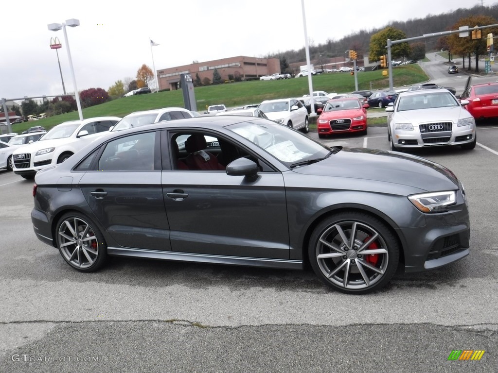 Daytona Gray Pearl 2017 Audi S3 2.0T Premium Plus quattro Exterior Photo #116906762