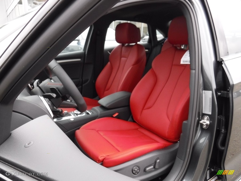 2017 Audi S3 2.0T Premium Plus quattro Front Seat Photo #116907069