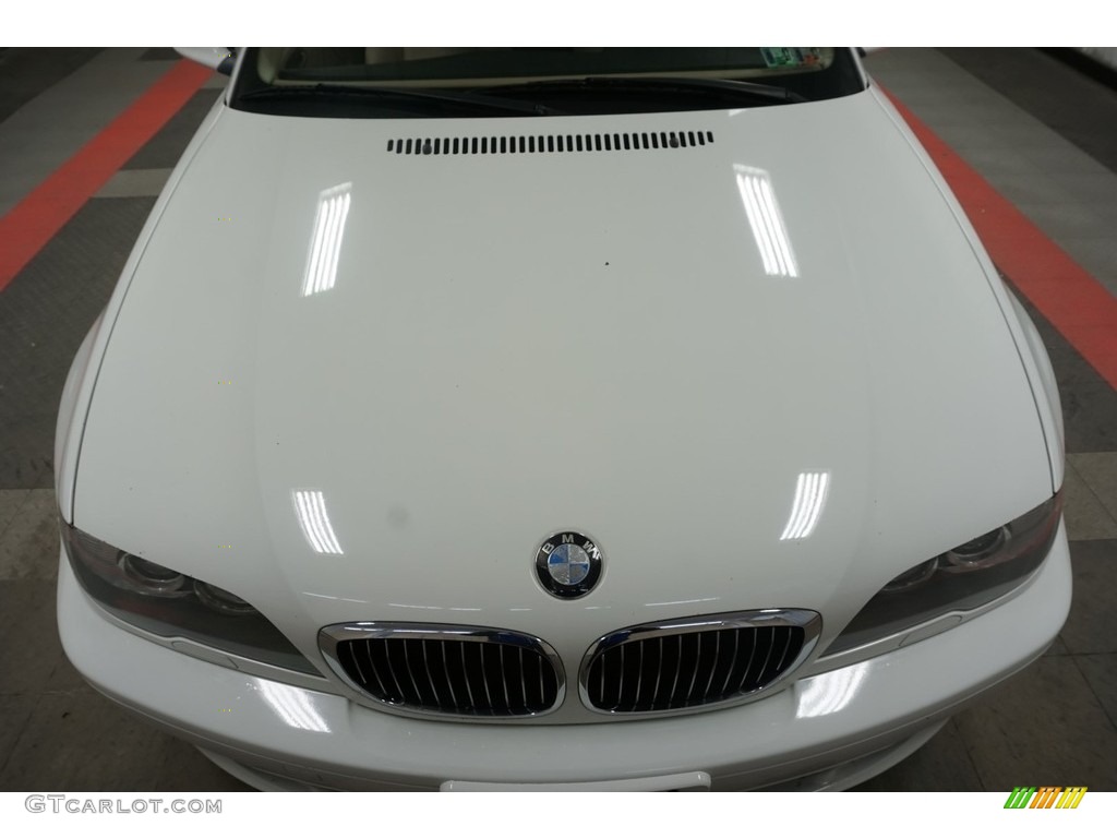 2005 3 Series 325i Coupe - Alpine White / Sand photo #28