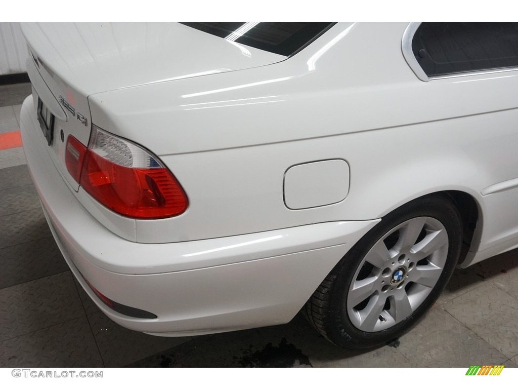 2005 3 Series 325i Coupe - Alpine White / Sand photo #33