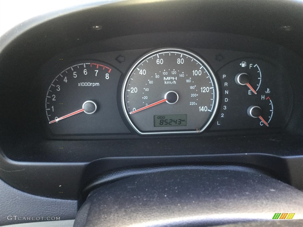 2007 Elantra GLS Sedan - Captiva White / Gray photo #9