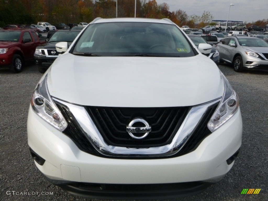 2017 Murano Platinum AWD - Pearl White / Mocha photo #12