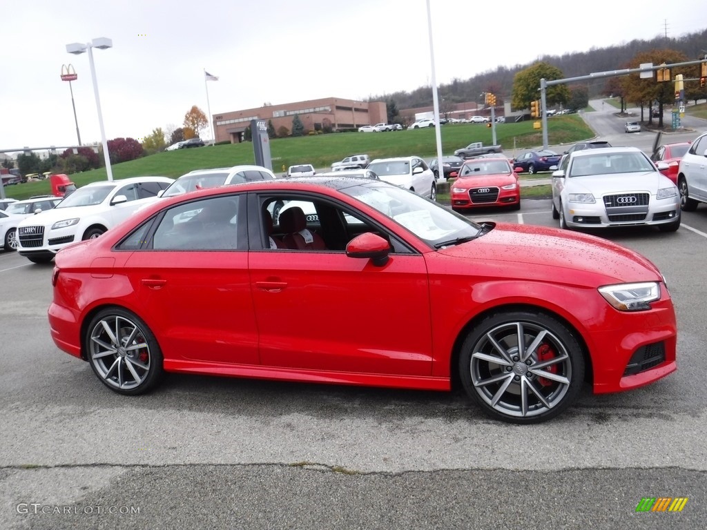 Tango Red Metallic 2017 Audi S3 2.0T Premium Plus quattro Exterior Photo #116908937