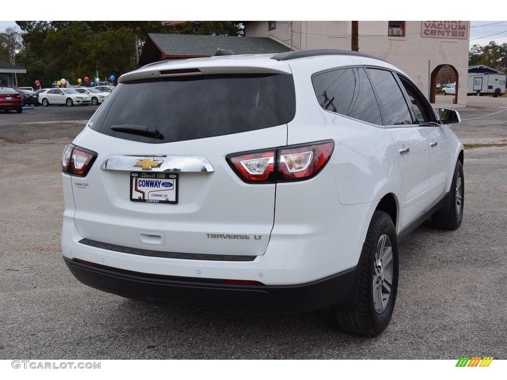 2016 Traverse LT - Summit White / Dark Titanium/Light Titanium photo #3