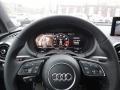 Magma Red/Anthracite Stitching 2017 Audi S3 2.0T Premium Plus quattro Steering Wheel