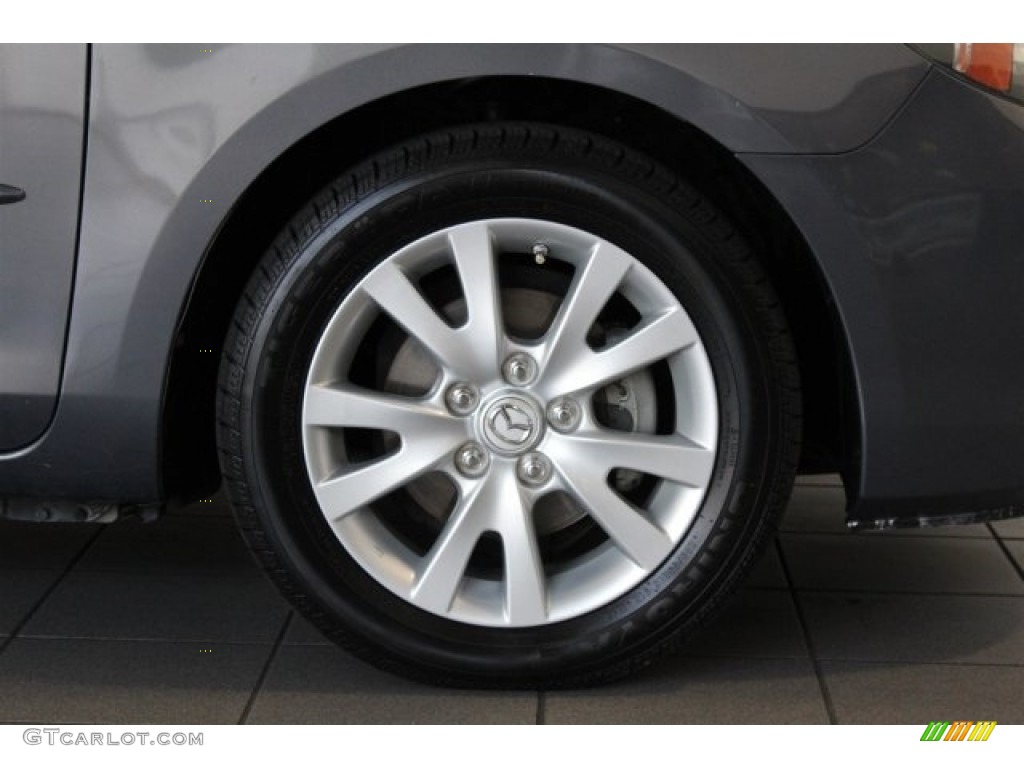 2007 MAZDA3 i Touring Sedan - Galaxy Gray Mica / Gray/Black photo #2