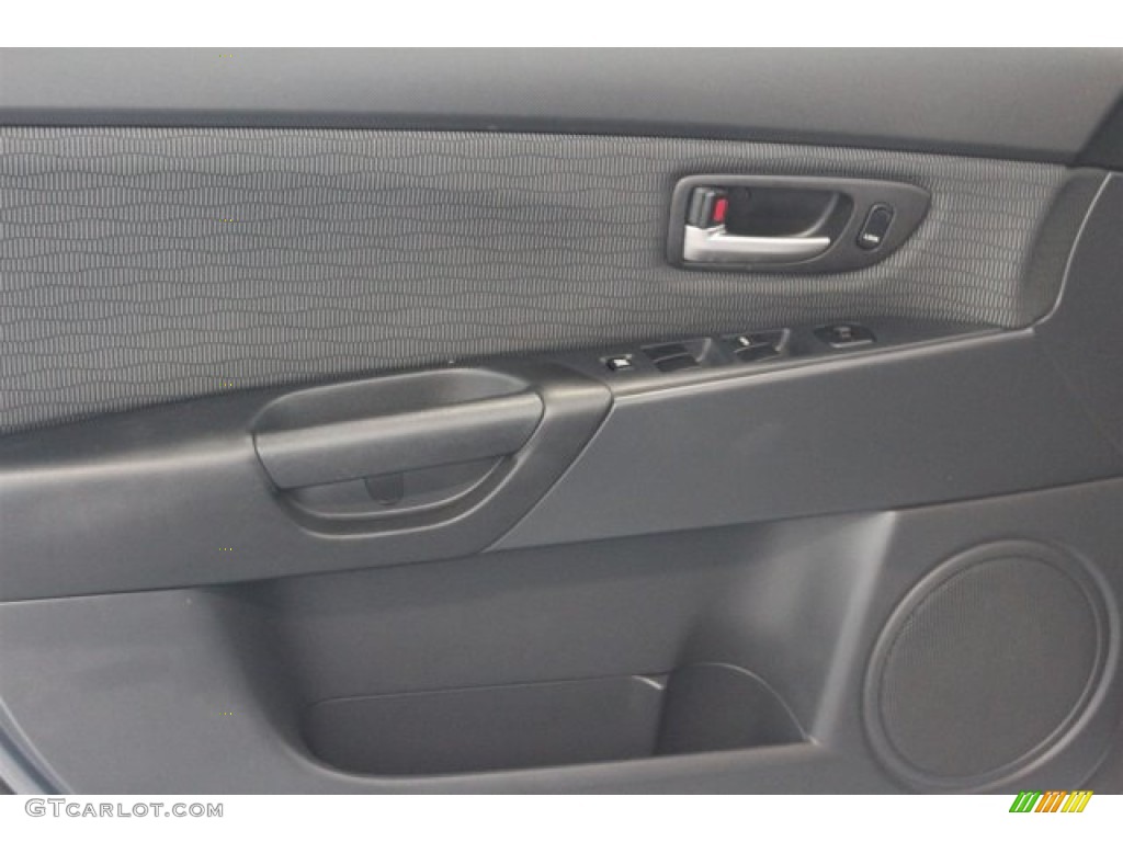 2007 MAZDA3 i Touring Sedan - Galaxy Gray Mica / Gray/Black photo #7