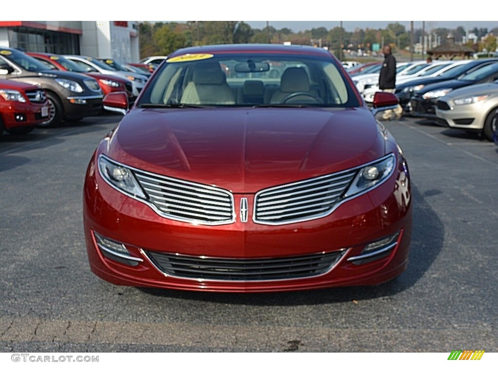 2013 MKZ 2.0L EcoBoost AWD - Ruby Red / Light Dune photo #27