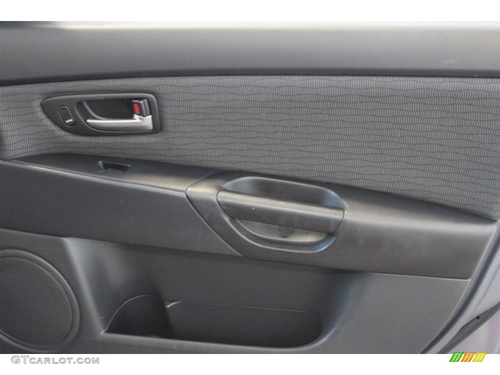 2007 MAZDA3 i Touring Sedan - Galaxy Gray Mica / Gray/Black photo #25