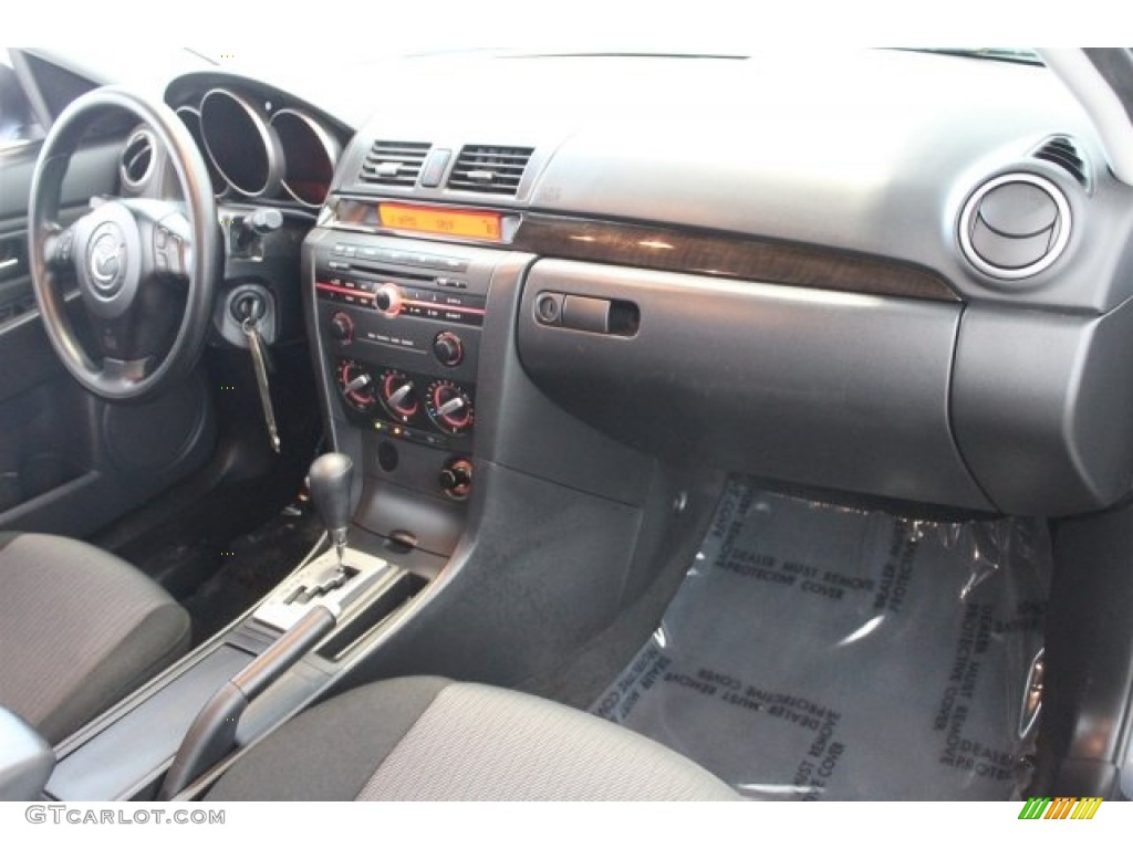 2007 MAZDA3 i Touring Sedan - Galaxy Gray Mica / Gray/Black photo #27