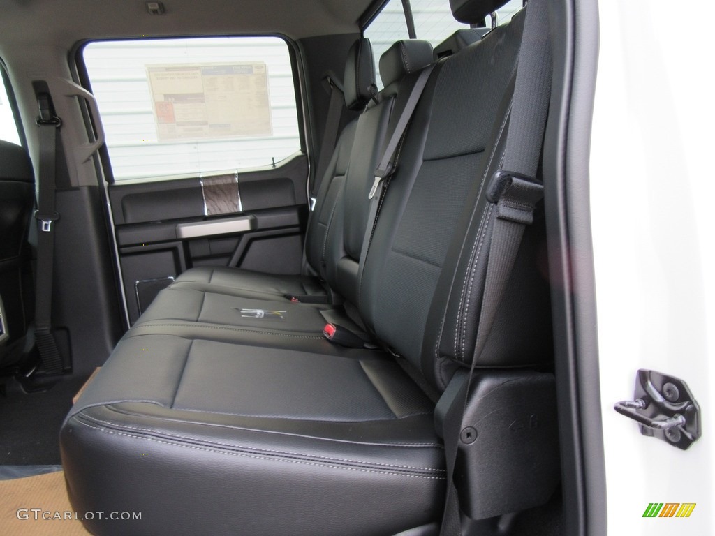 Black Interior 2017 Ford F250 Super Duty Lariat Crew Cab 4x4 Photo #116912414