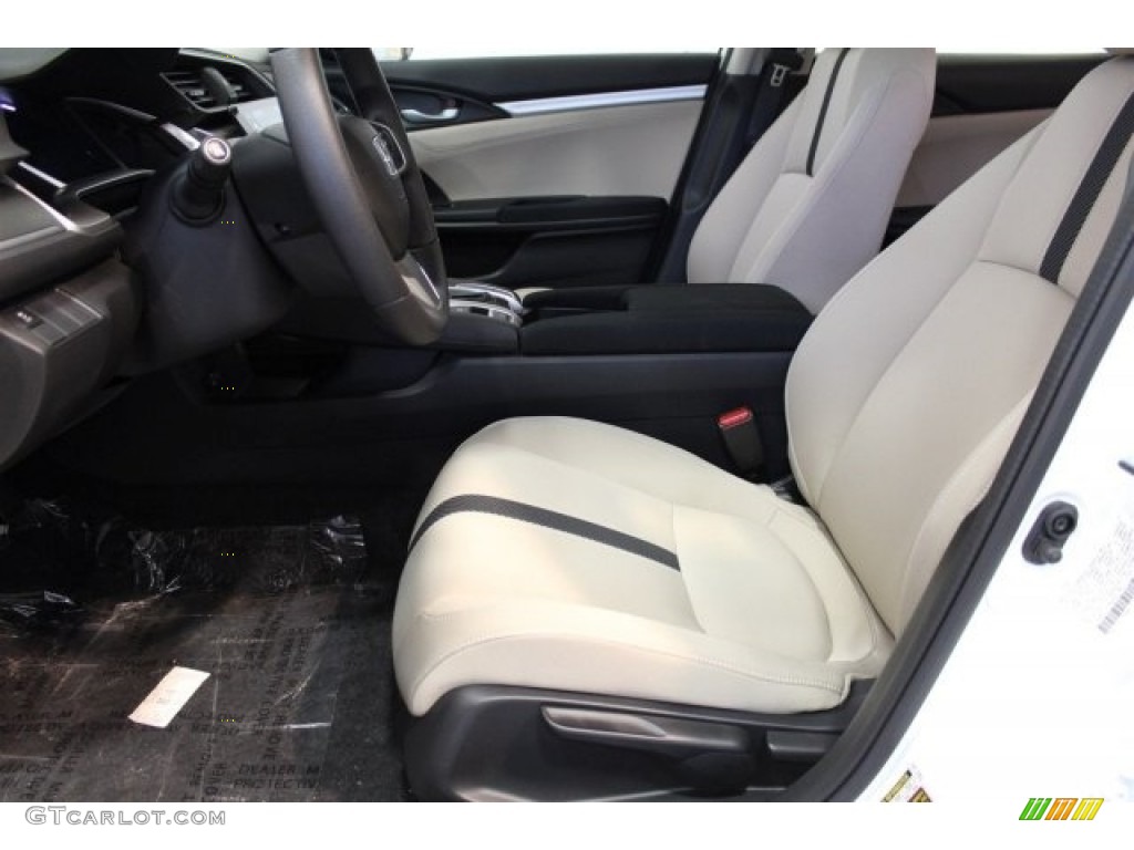 Ivory Interior 2017 Honda Civic EX-T Sedan Photo #116912666