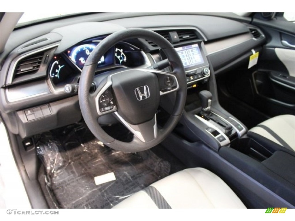 2017 Honda Civic EX-T Sedan Ivory Dashboard Photo #116912684
