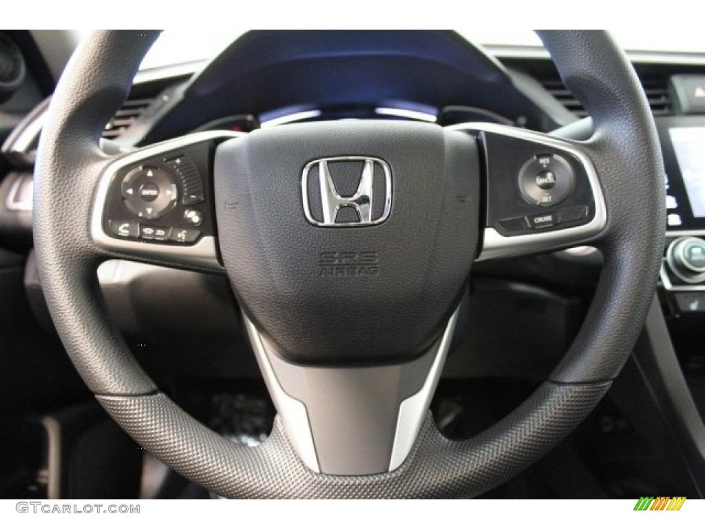 2017 Honda Civic EX-T Sedan Ivory Steering Wheel Photo #116912705