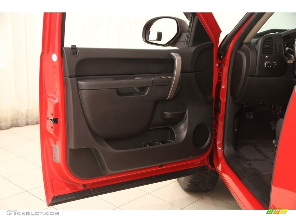 2013 Sierra 1500 SLE Extended Cab 4x4 - Fire Red / Ebony photo #4