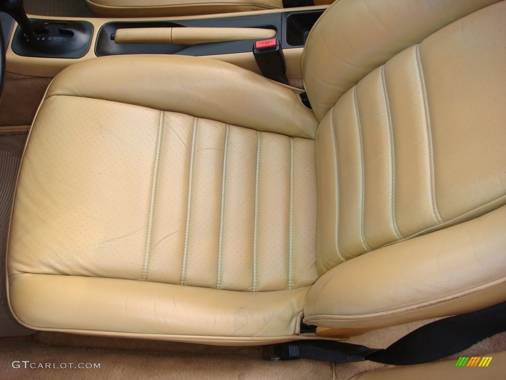 Beige Interior 1990 Porsche 911 Carrera 2 Cabriolet Photo #116913269